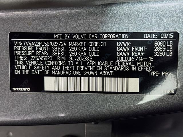 Used 2016 Volvo XC90 T6 Inscription image 34