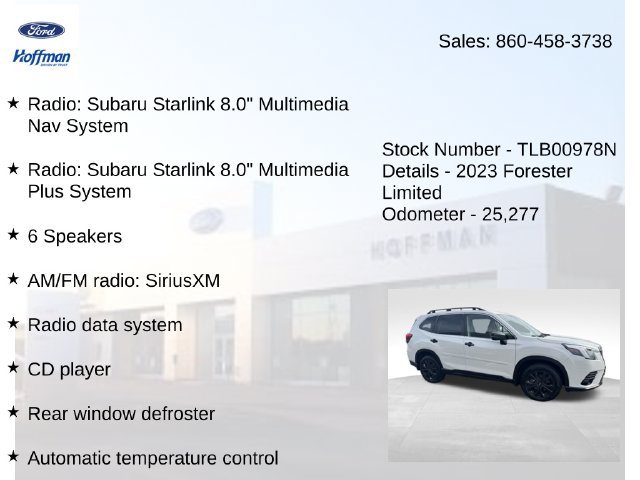 Used 2023 Subaru Forester Limited AWD/4WD image 10