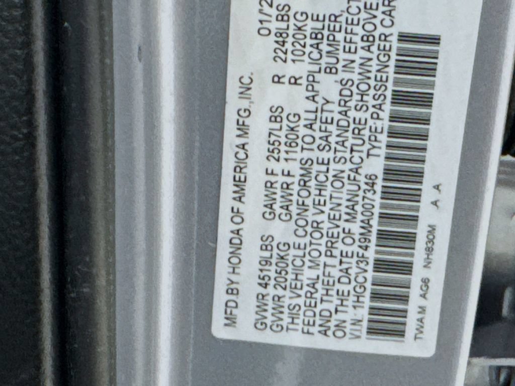 Certified 2021 Honda Accord EX image 40