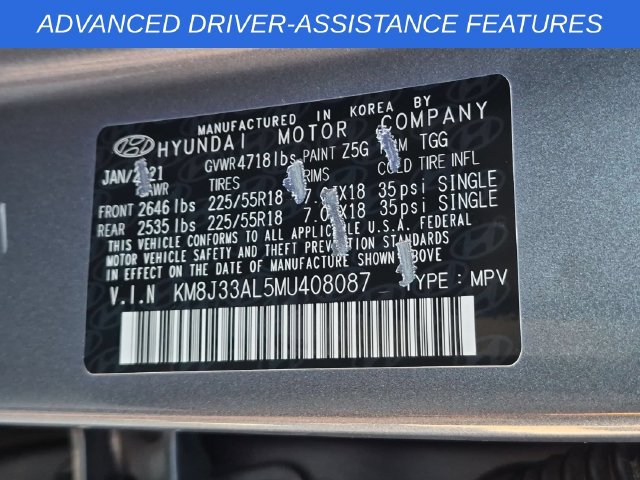 Used 2021 Hyundai Tucson SEL FWD image 23