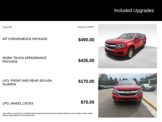 Used 2018 Chevrolet Colorado W/T w/ WT Convenience Package AWD/4WD image 8