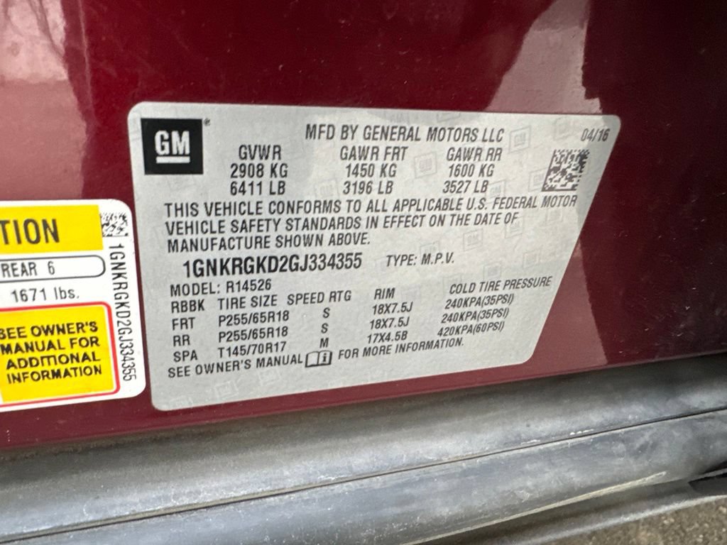 Used 2016 Chevrolet Traverse LT FWD image 25