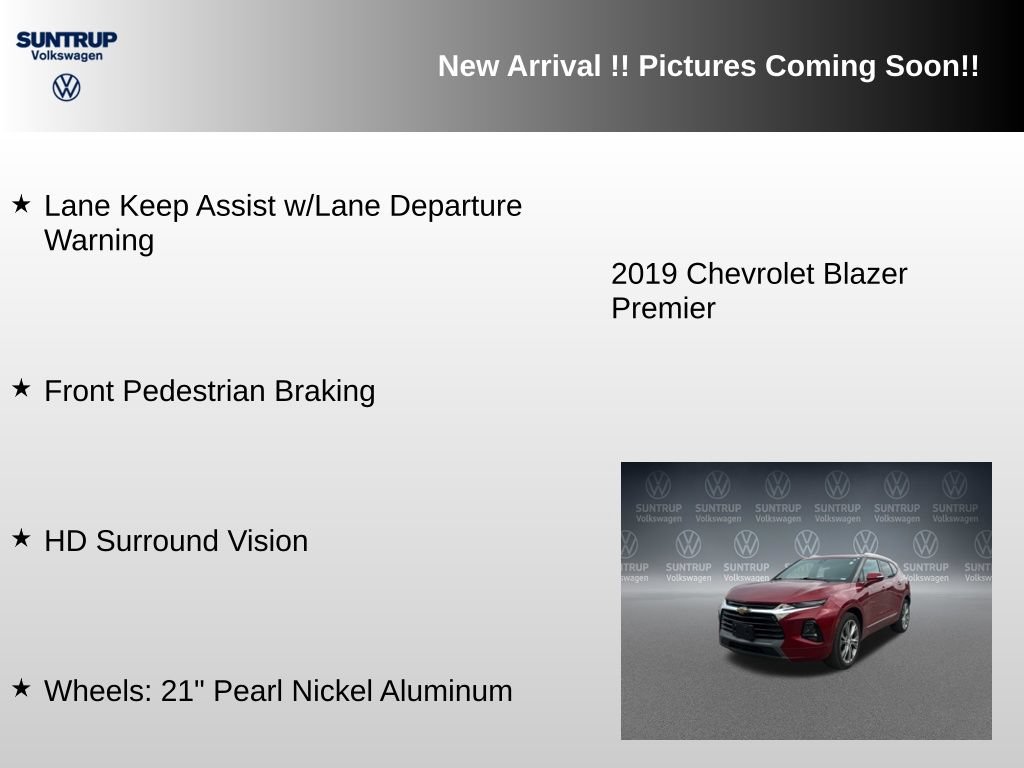 Used 2019 Chevrolet Blazer Premier w/ Sun and Wheels Package AWD/4WD image 18