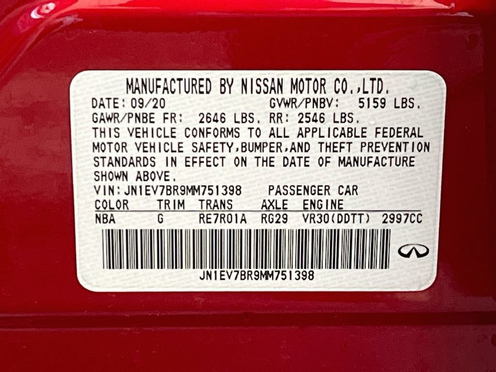 Used 2021 INFINITI Q50 Luxe w/ All Weather Package AWD/4WD image 32