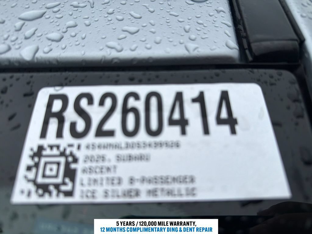 New 2025 Subaru Ascent Limited AWD/4WD image 12