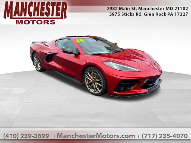 Used 2024 Chevrolet Corvette Stingray Preferred Cpe w/ Z51 Performance Package RWD image 1