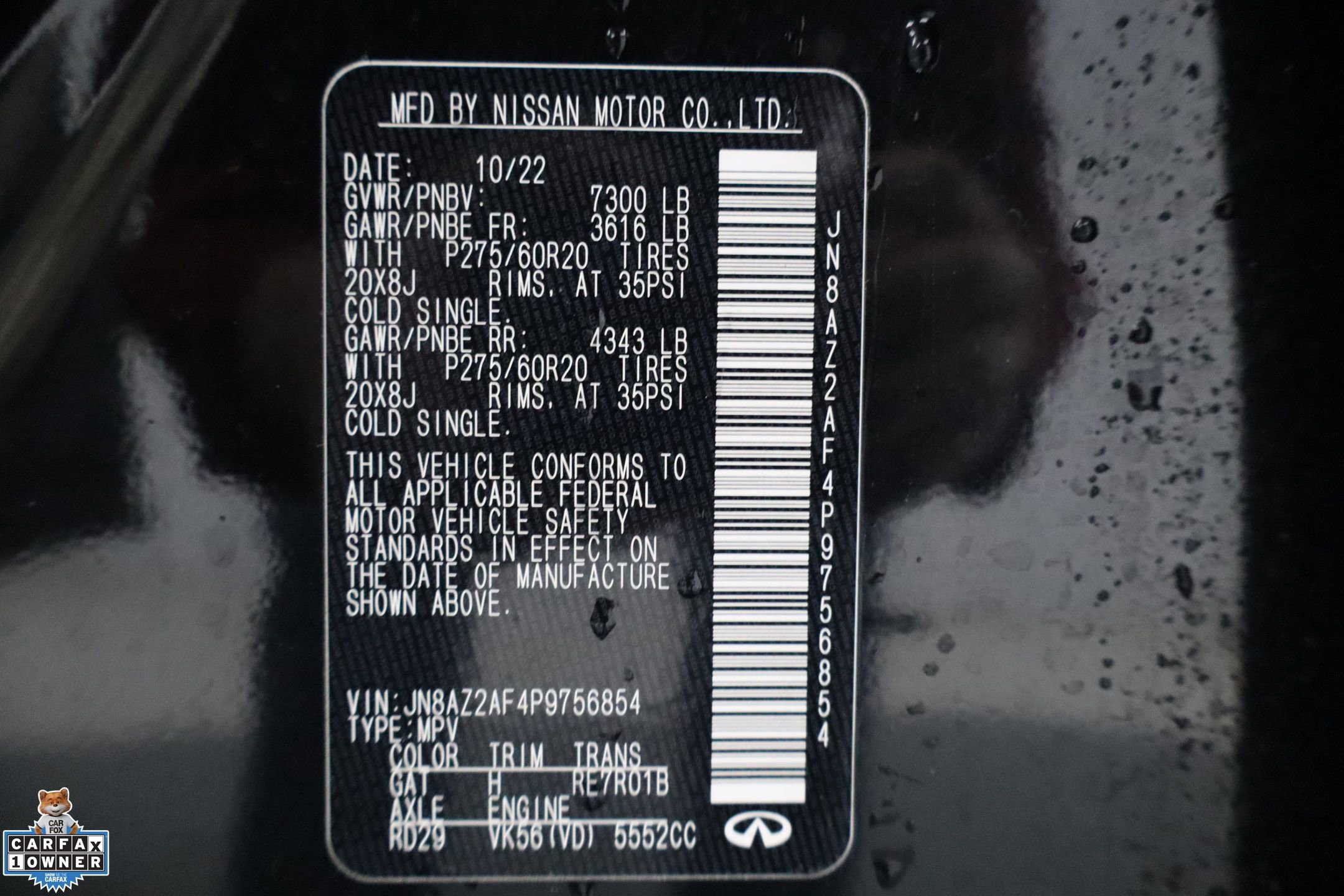 Used 2023 INFINITI QX80 Luxe w/ Cargo Package image 31