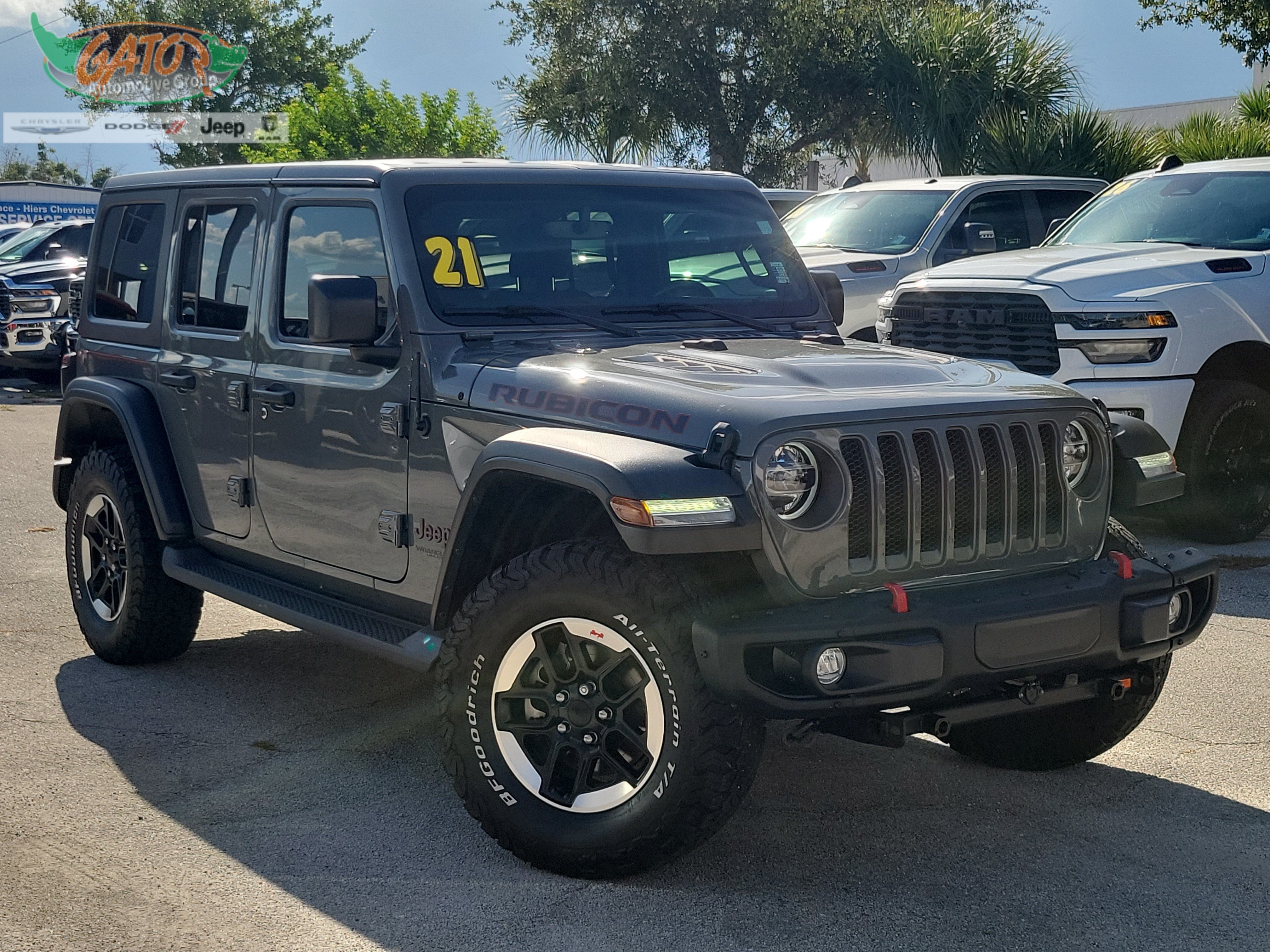 Used 2021 Jeep Wrangler Unlimited Rubicon AWD/4WD image 1