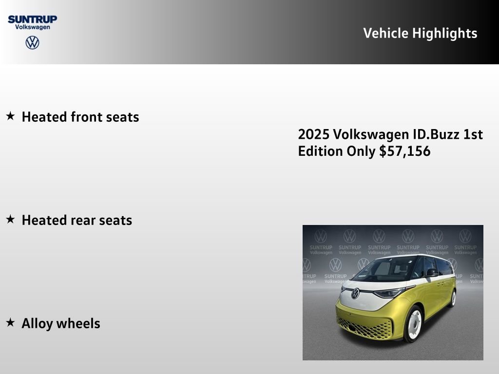 New 2025 Volkswagen ID. Buzz 1st Edition AWD/4WD image 15