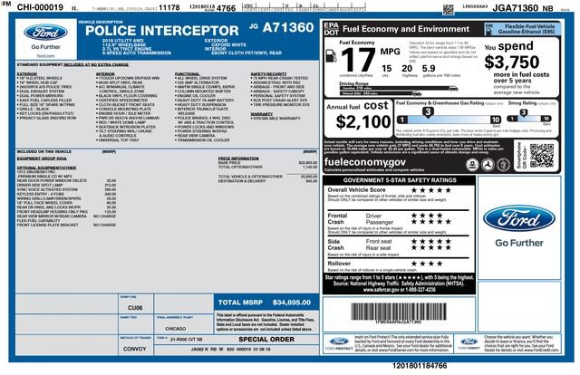Used 2018 Ford Explorer 4WD Police Interceptor image 12