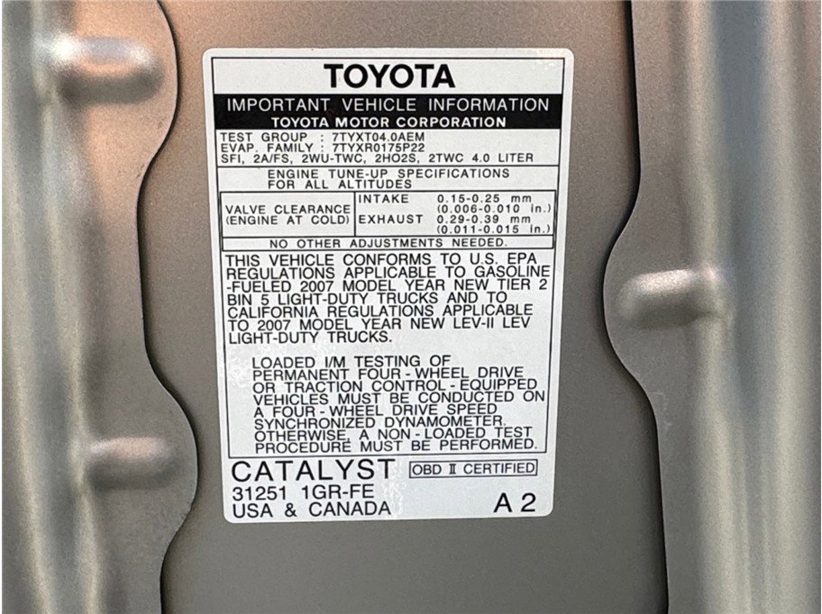 Used 2007 Toyota FJ Cruiser 4WD image 22