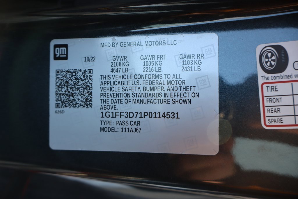 Used 2023 Chevrolet Camaro LT w/ Technology Package image 34