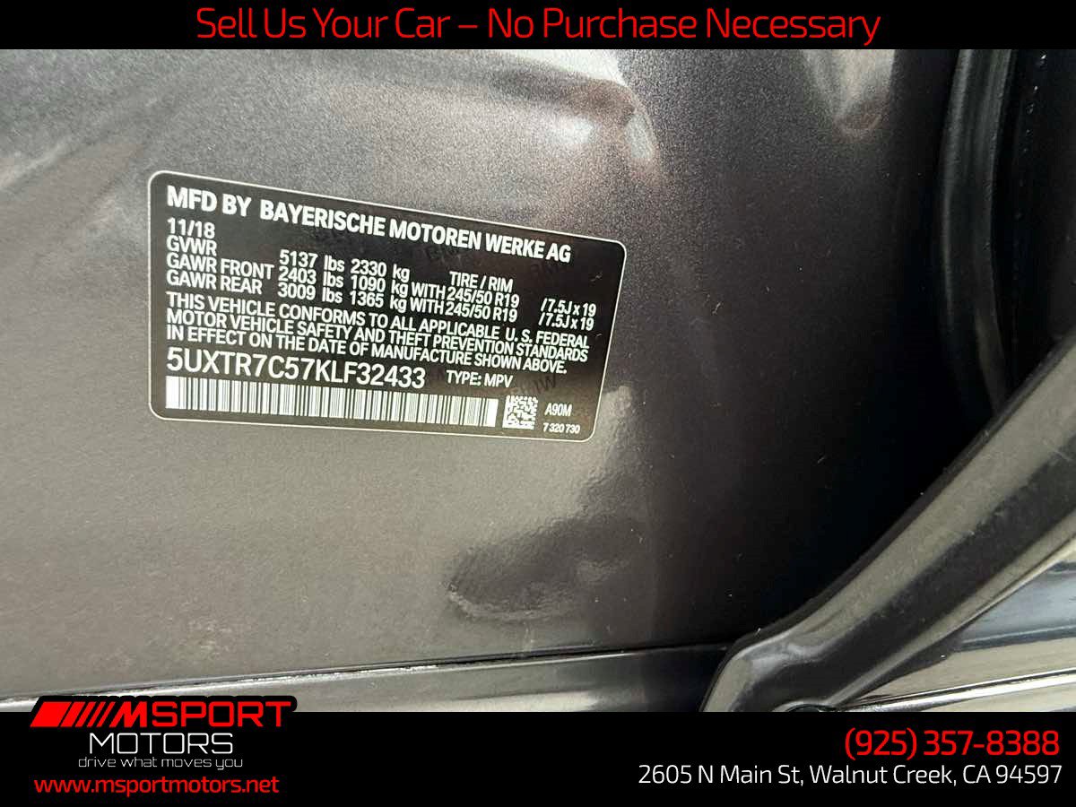 Used 2019 BMW X3 sDrive30i w/ M Sport Package 2 RWD image 27
