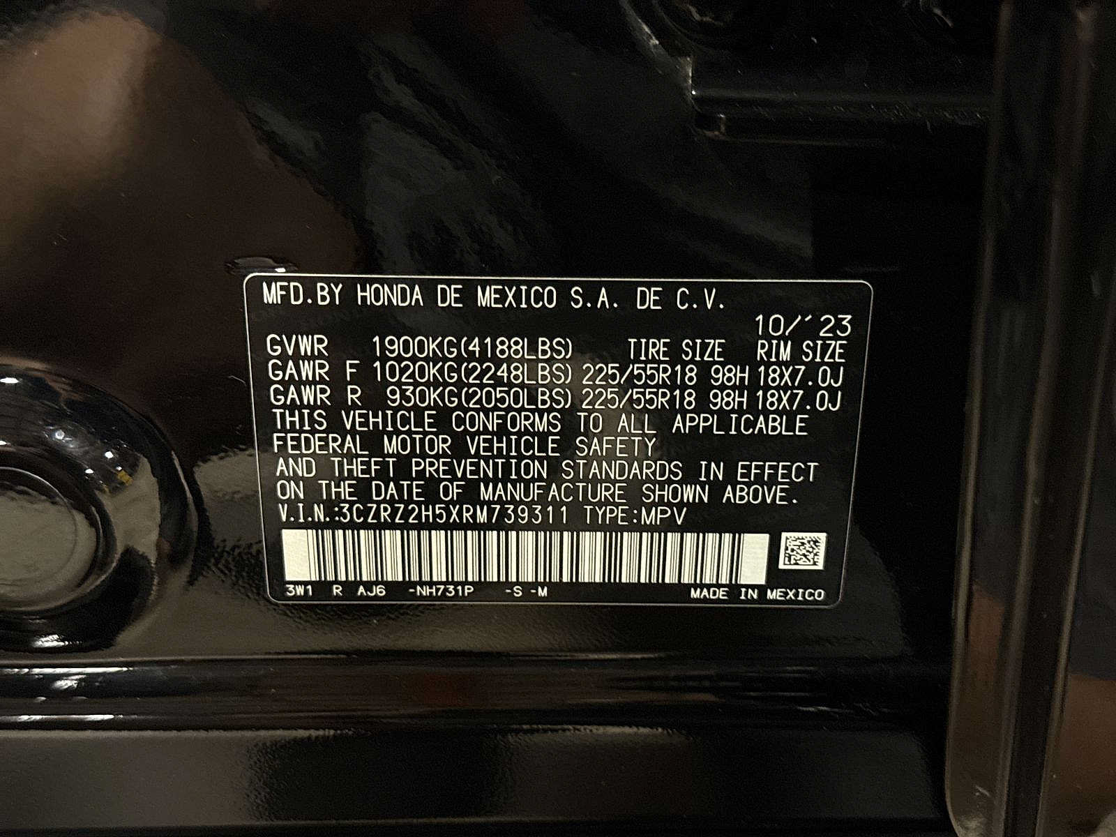 Used 2024 Honda HR-V Sport image 14