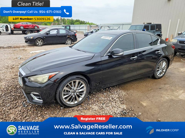 Used 2018 INFINITI Q50 Luxe AWD/4WD image 1