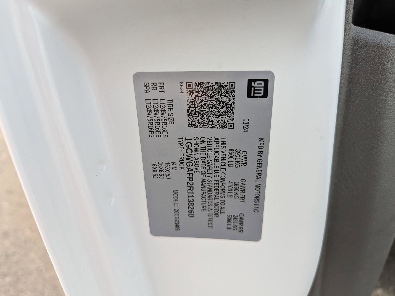 Certified 2024 Chevrolet Express 2500 w/ Driver Convenience Package image 24