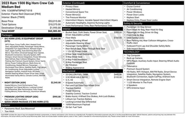 Used 2023 RAM 1500 Big Horn AWD/4WD image 26