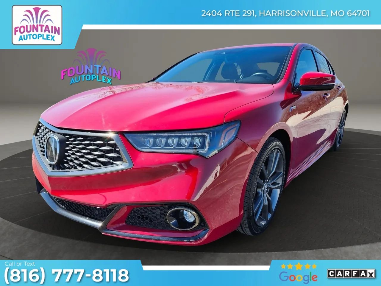 Used 2019 Acura TLX w/ Technology & A-SPEC Pkg FWD image 1