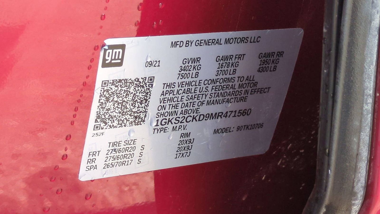 Used 2021 GMC Yukon AT4 image 81