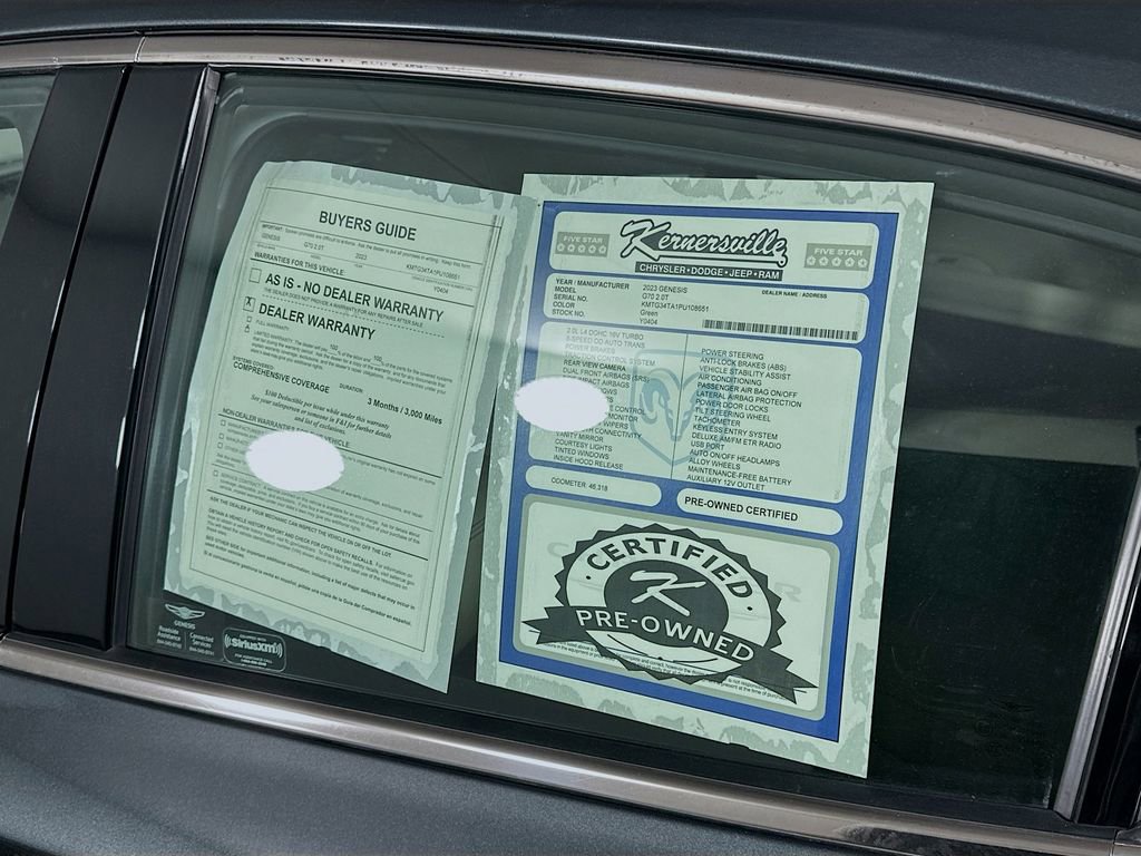 Used 2023 Genesis G70 2.0T w/ Sport Prestige Package image 38