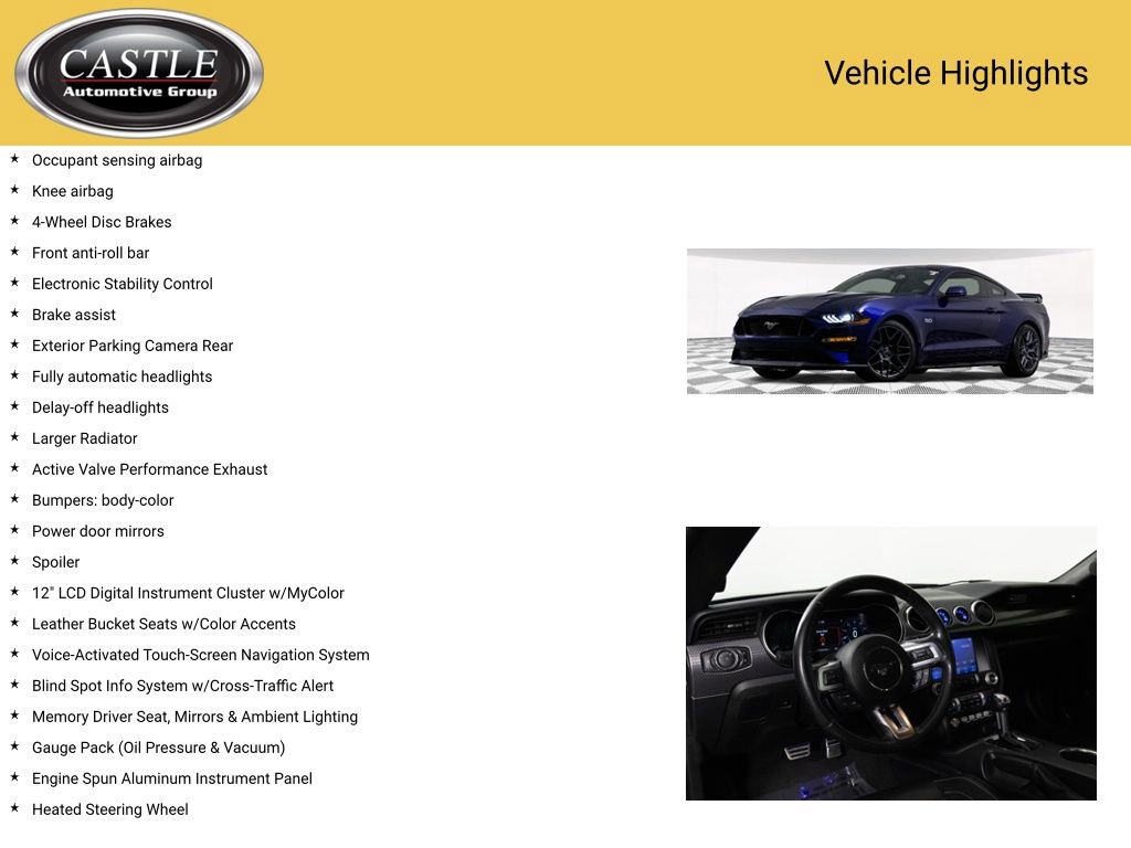 Used 2020 Ford Mustang GT Premium w/ GT Performance Package image 12