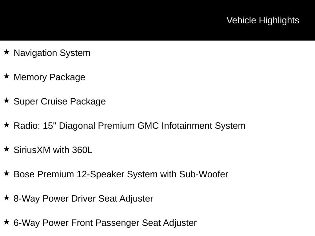 Used 2025 GMC Acadia Denali w/ Super Cruise Package AWD/4WD image 5