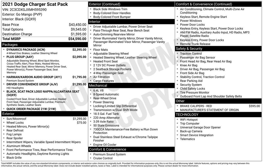 Used 2021 Dodge Charger Scat Pack w/ Dynamics Package image 5