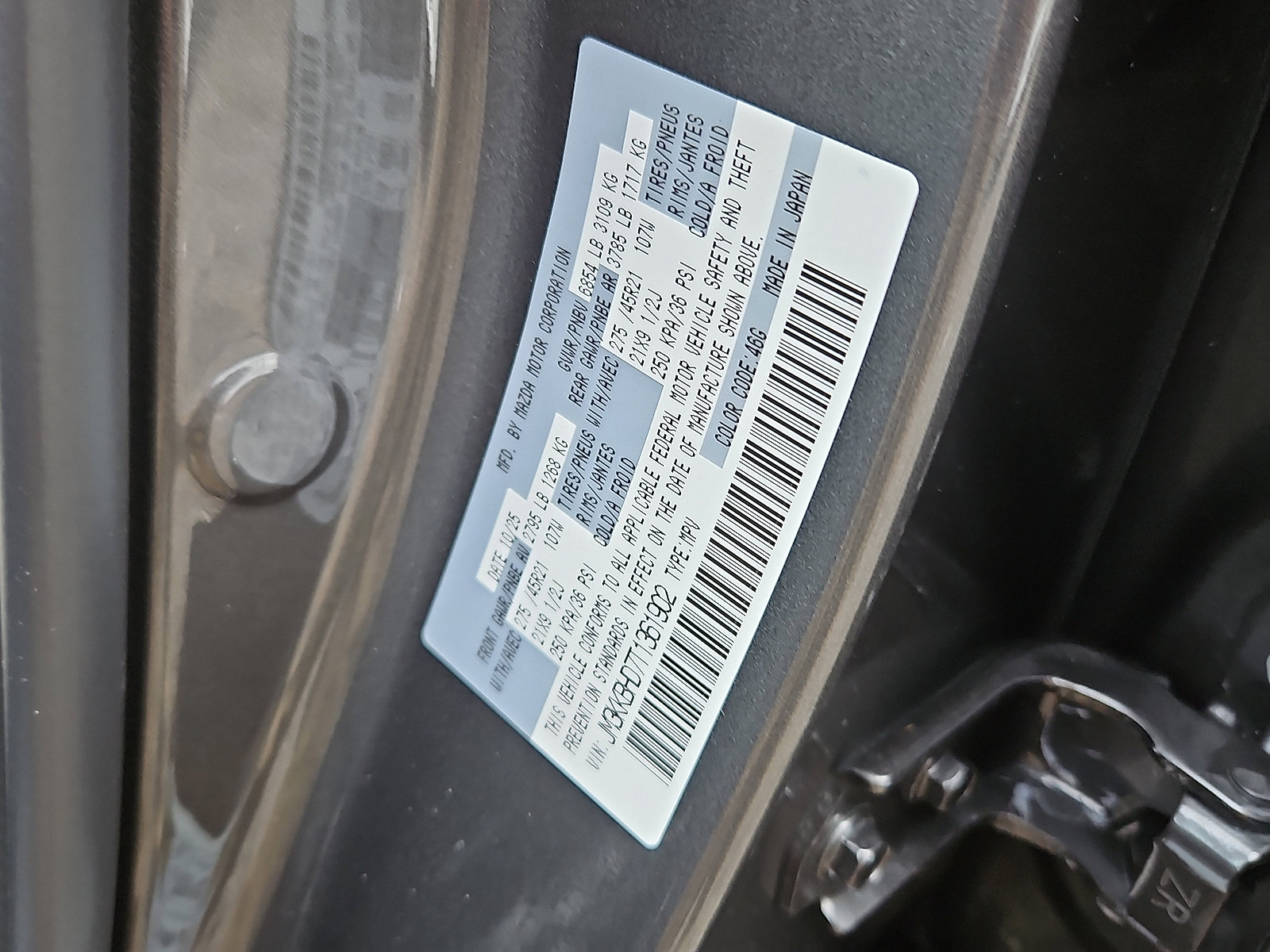 New 2026 MAZDA CX-90 3.3 Turbo w/ Preferred Package image 20