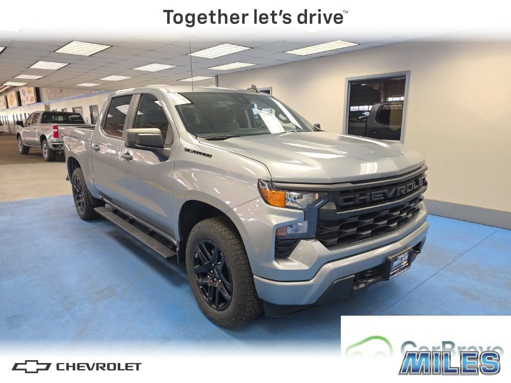 Certified 2023 Chevrolet Silverado 1500 Custom w/ LPO, Dark Essentials Package AWD/4WD image 1