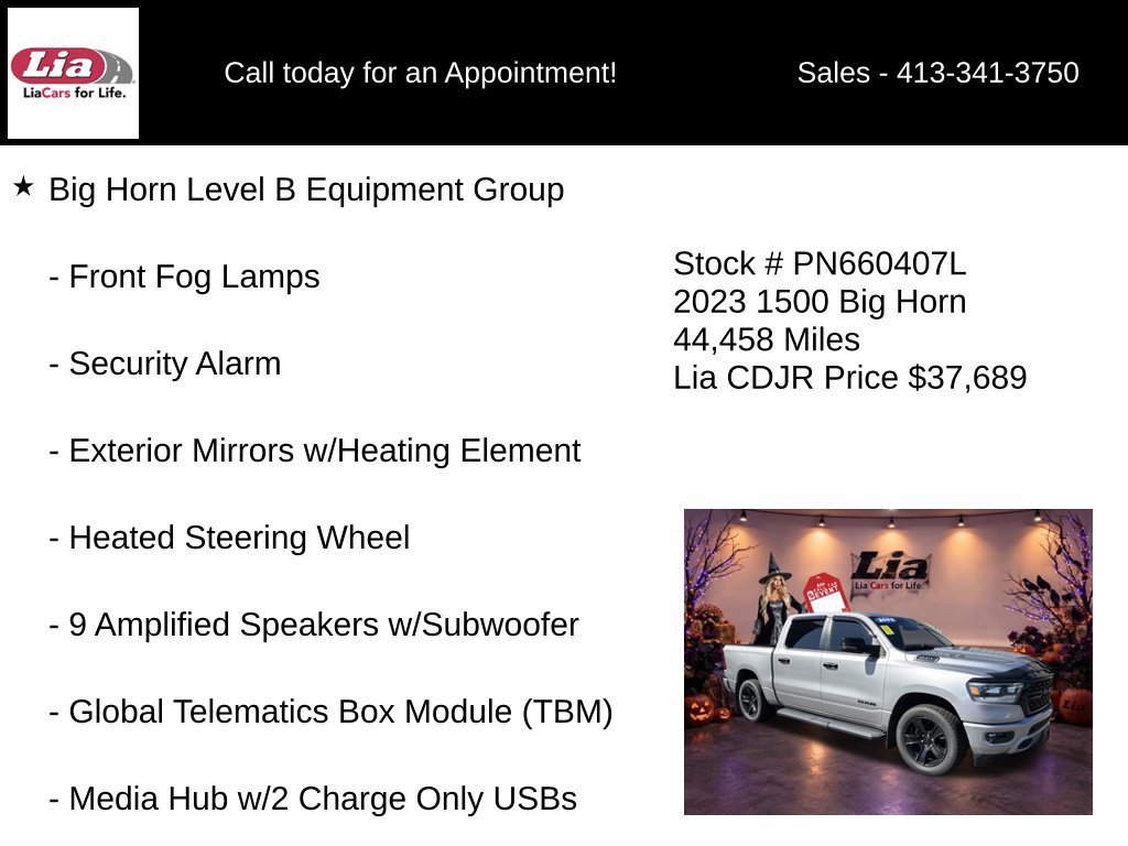 Certified 2023 RAM 1500 Big Horn AWD/4WD image 21