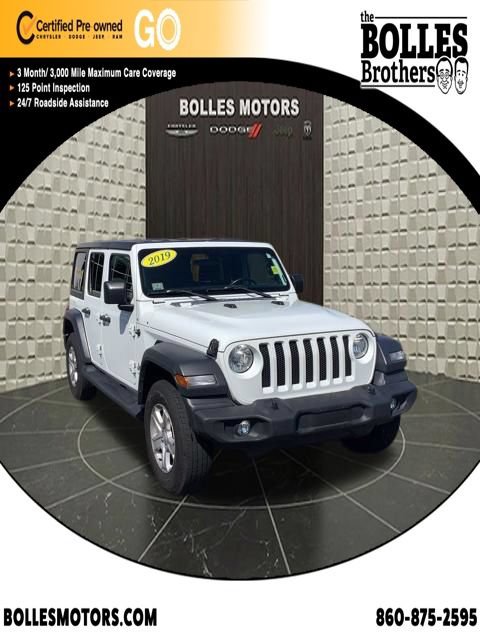 Certified 2019 Jeep Wrangler Unlimited Sport S AWD/4WD image 1