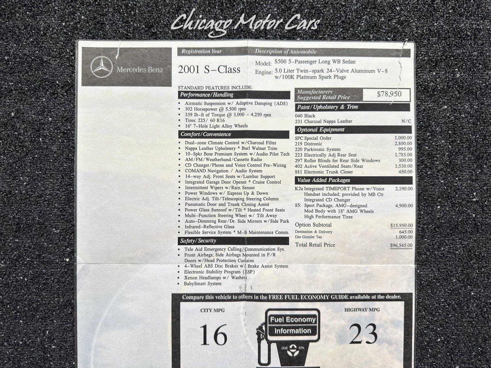 Used 2001 Mercedes-Benz S 500 image 73