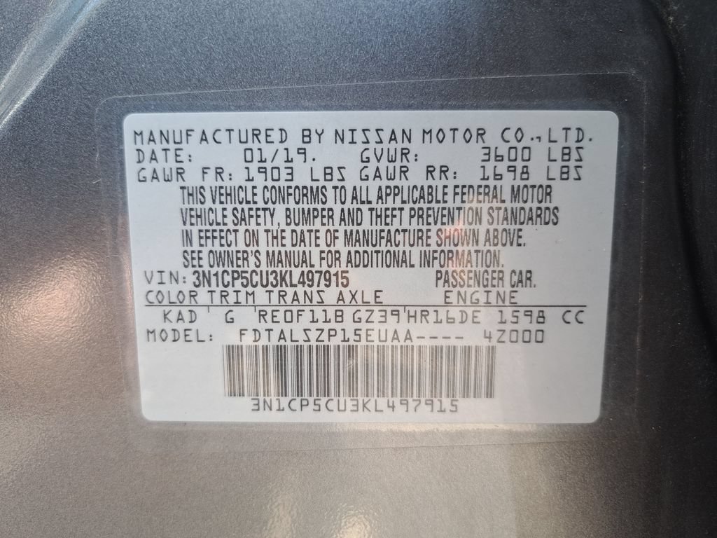 Used 2019 Nissan Kicks SV FWD image 34