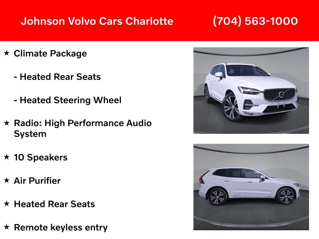 Used 2023 Volvo XC60 B5 Plus w/ Climate Package AWD/4WD image 3