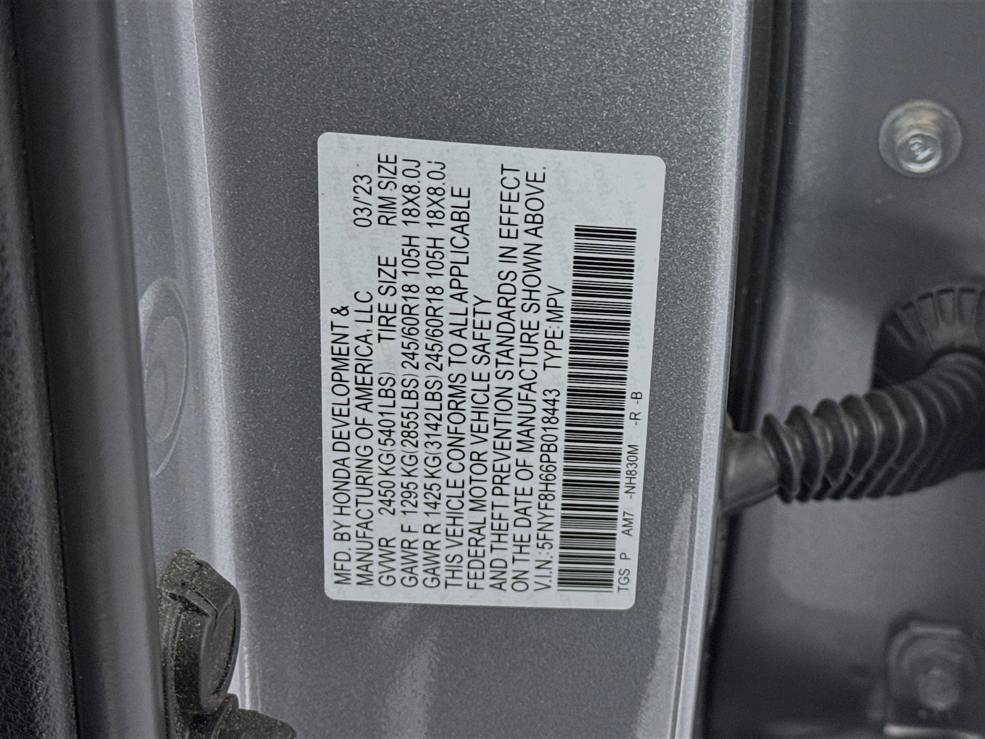 Certified 2023 Honda Passport TrailSport image 33