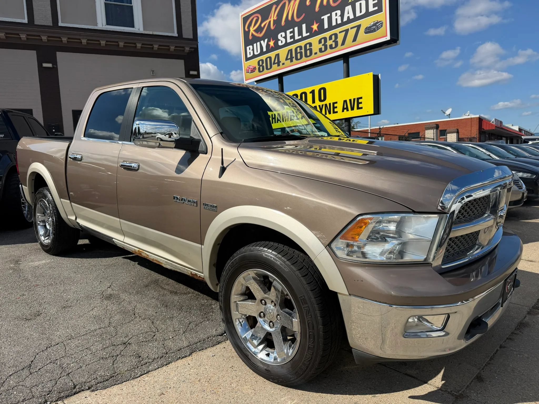 Used 2010 Dodge Ram 1500 Truck Laramie w/ Protection Group AWD/4WD image 2