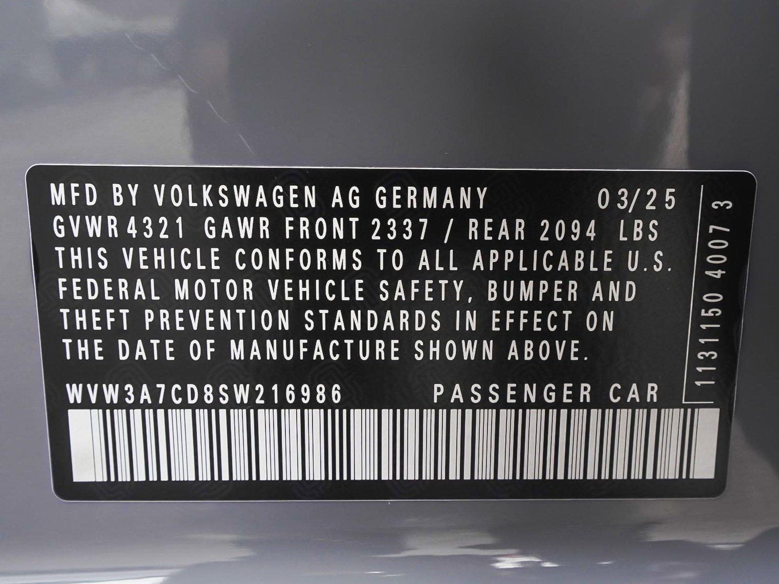 Used 2025 Volkswagen GTI SE w/ SE Leather Seating Package FWD image 32