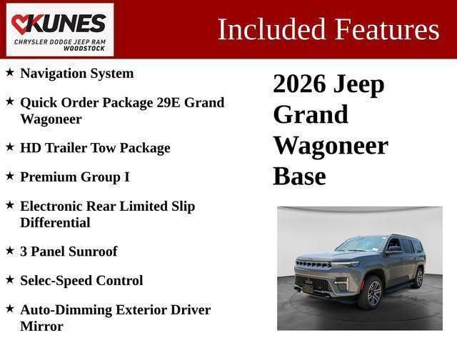 New 2026 Jeep Grand Wagoneer 4WD w/ Premium Group I image 12