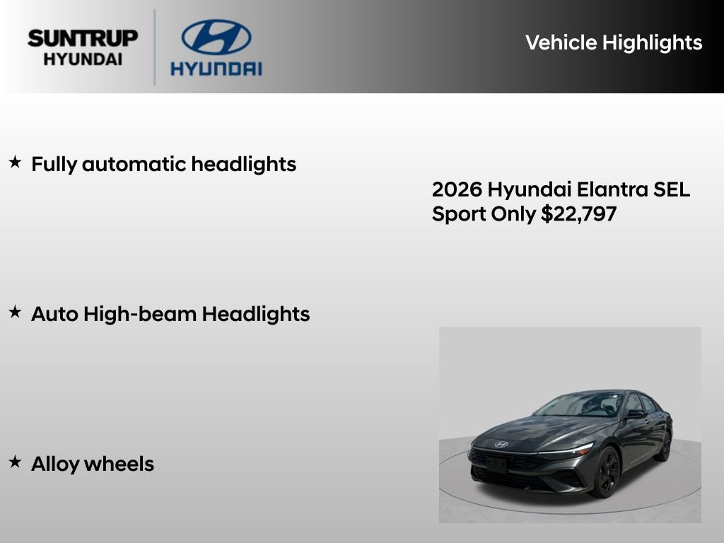 Used 2026 Hyundai Elantra Sport FWD image 16