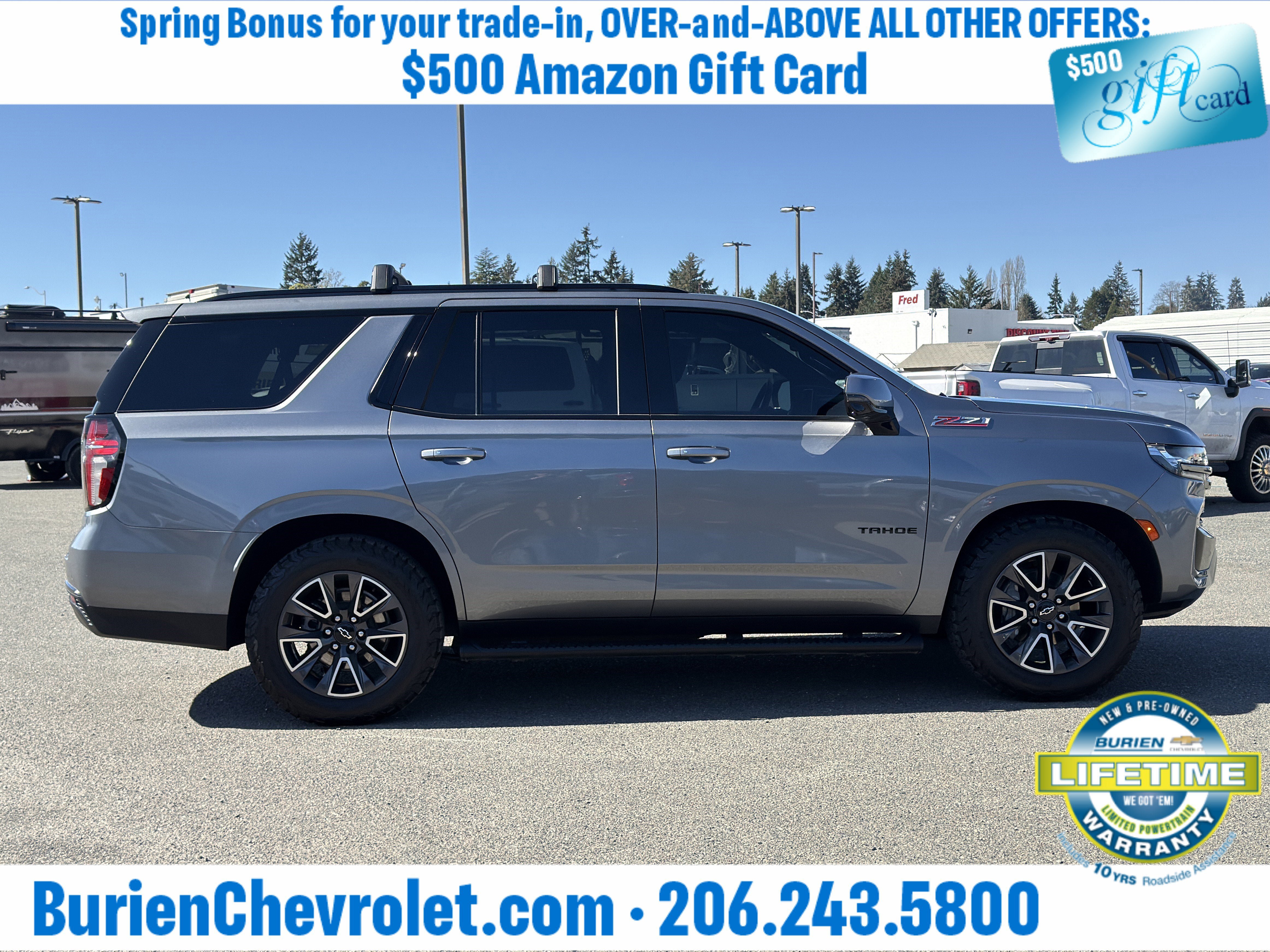 Used 2021 Chevrolet Tahoe Z71 w/ Z71 Signature Package image 7