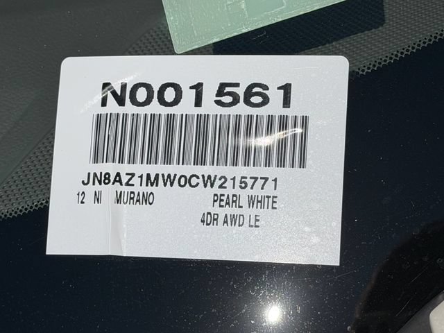Used 2012 Nissan Murano LE w/ Platinum Pkg AWD/4WD image 13