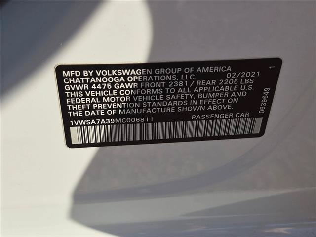 Used 2021 Volkswagen Passat 2.0T SE FWD image 15