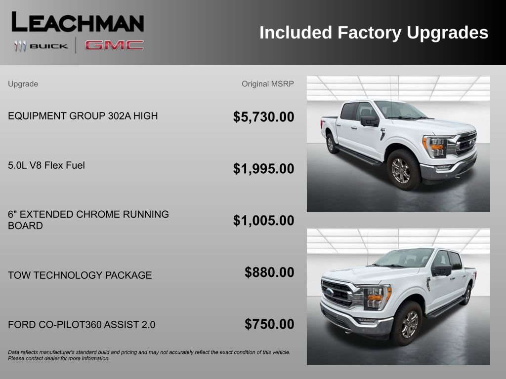 Used 2021 Ford F150 XLT w/ Equipment Group 302A High AWD/4WD image 9
