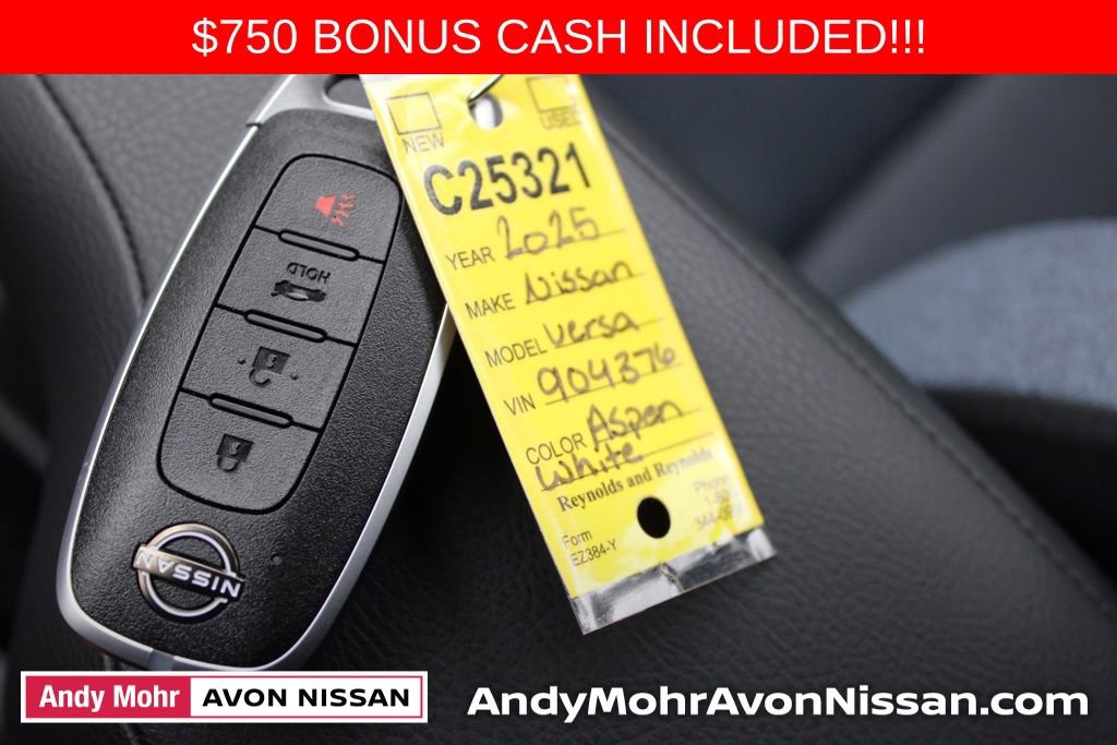 New 2025 Nissan Versa SV w/ Trunk Package image 19