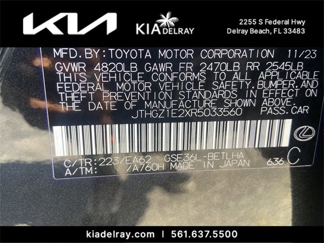 Used 2024 Lexus IS 350 F Sport w/ Memory Package image 31