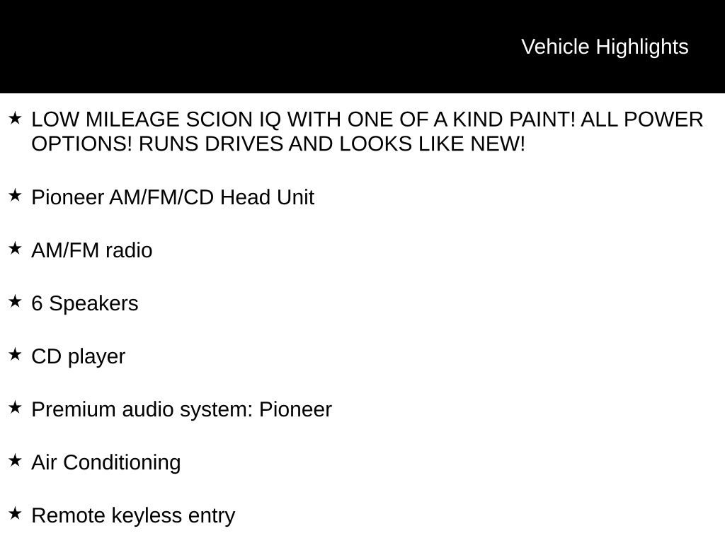 Used 2013 Scion iQ image 5