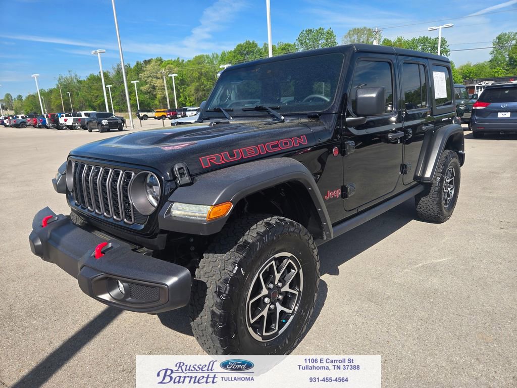 Used 2024 Jeep Wrangler Unlimited Rubicon w/ Technology Group image 1