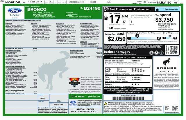 Used 2022 Ford Bronco Wildtrak image 2