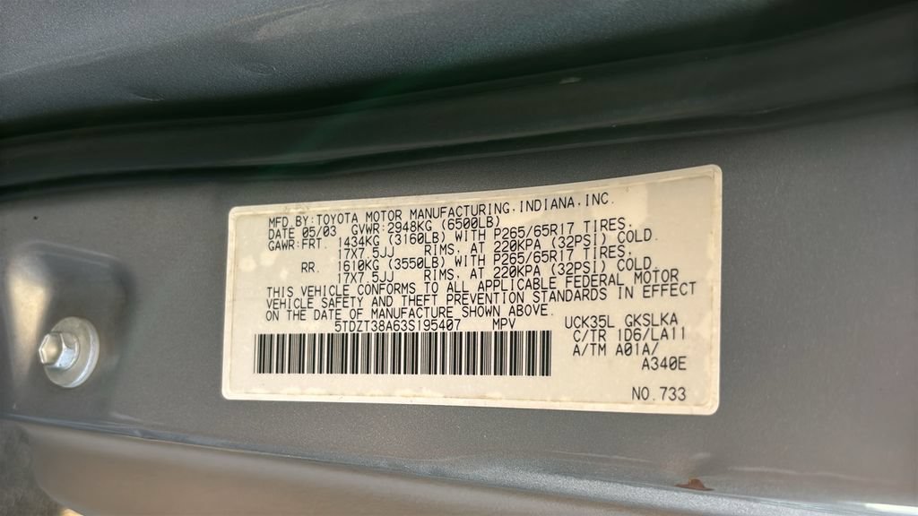 Used 2003 Toyota Sequoia Limited RWD image 32