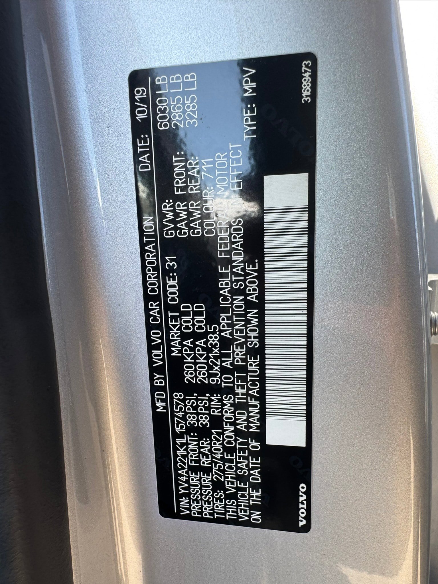 Used 2020 Volvo XC90 T6 Momentum w/ Protection Package Premier AWD/4WD image 24